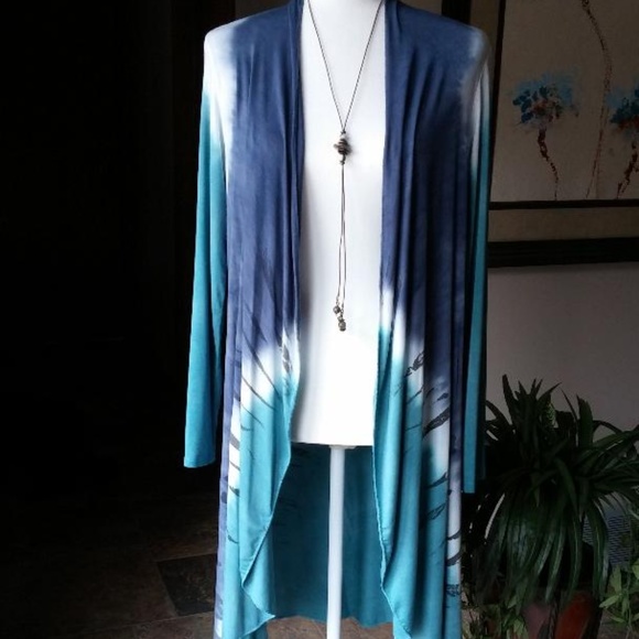 Cover Charge Jackets & Blazers - Cover Charge Tie Dye Cardigan Jacket - Size Small